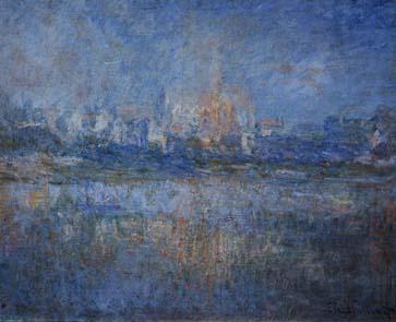 Claude Monet Vetheuil in the Fog France oil painting art